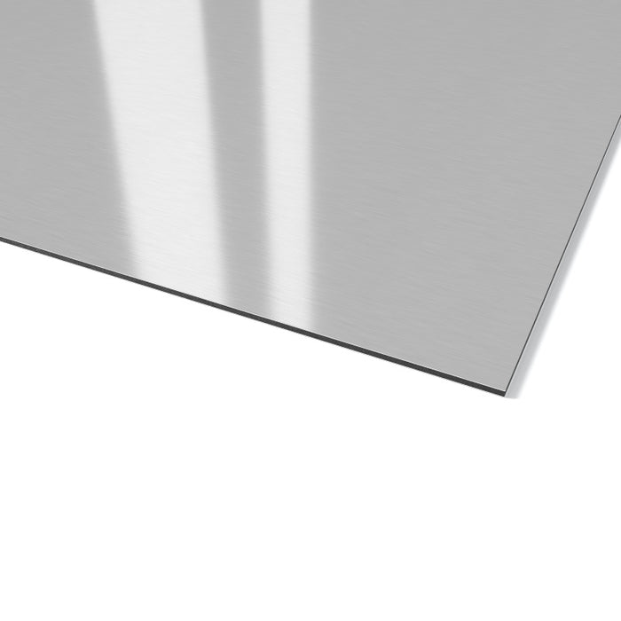 DIBOND® structure silber schwarz Strukturiert beids. Folie 3.050 x 1.500 x 3 mm