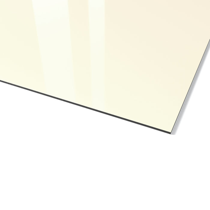 DIBOND® hellelfenbein 1015 matt/glänzend 3.050 x 1.500 x 3 mm