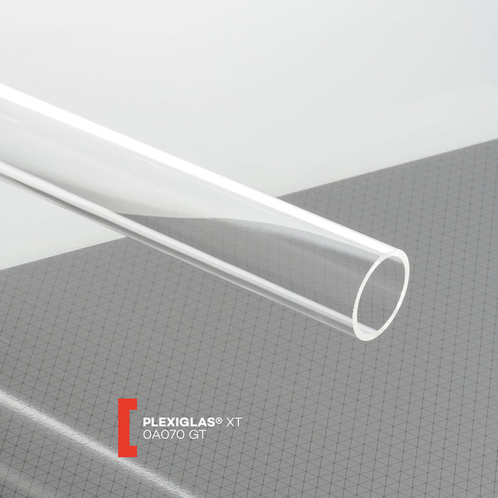 Plexiglas XT Rohr 0A070 farblos 40 / 32 x 4 mm 2.000 mm