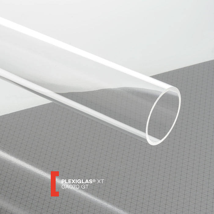 Plexiglas XT Rohr 0A070 farblos 60 / 56 x 2 mm 2.000 mm