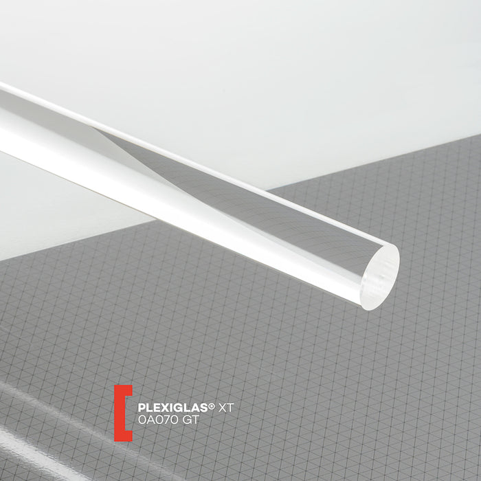 Plexiglas XT Rundstab 0A070 farblos 30 2.000 mm