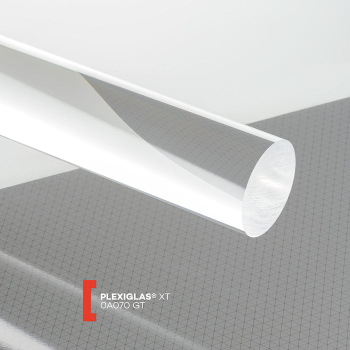 Plexiglas XT Rundstab 0A070 farblos 50 2.000 mm