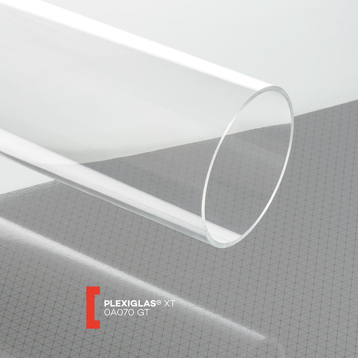 Plexiglas XT Rohr 0A070 farblos 300 / 290 x 5 mm 2.000 mm