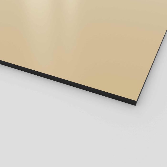 lyx® HPL zweiseitig Dekor EN13501-1, D-s2,d0, JD sandgelb 347