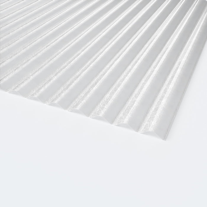 GFK Sinus-Welle Rolle DIY 76/18 farblos 25.000 x 3.500 mm