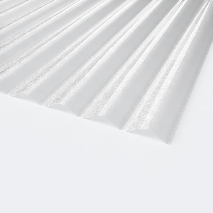 GFK Sinus-Welle Rolle DIY 76/18 farblos 5.000 x 1.000 mm