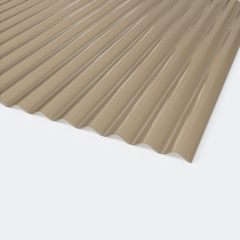 Marlon CS PC Sinus-Wellplatte 76/18 bronze