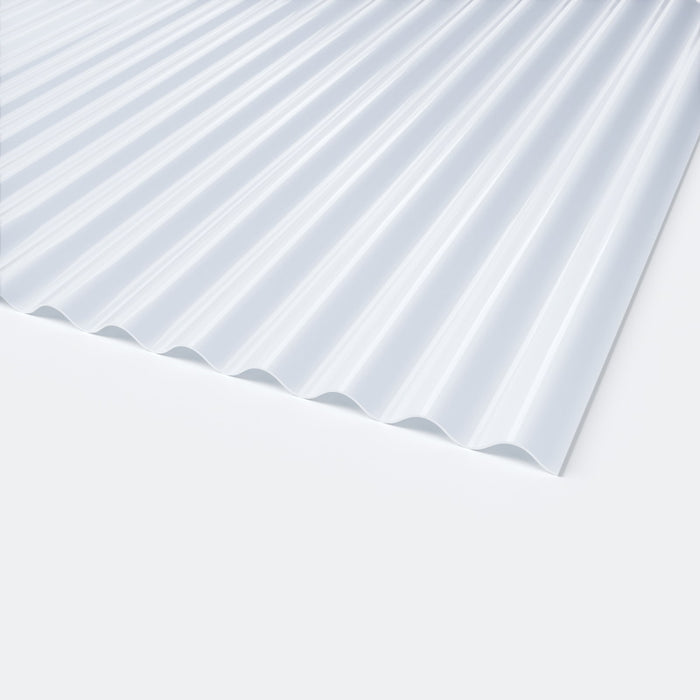 Plexiglas XT Heatstop Sinus-Wellplatte 76/18 Cool Blue WPWZ006HS