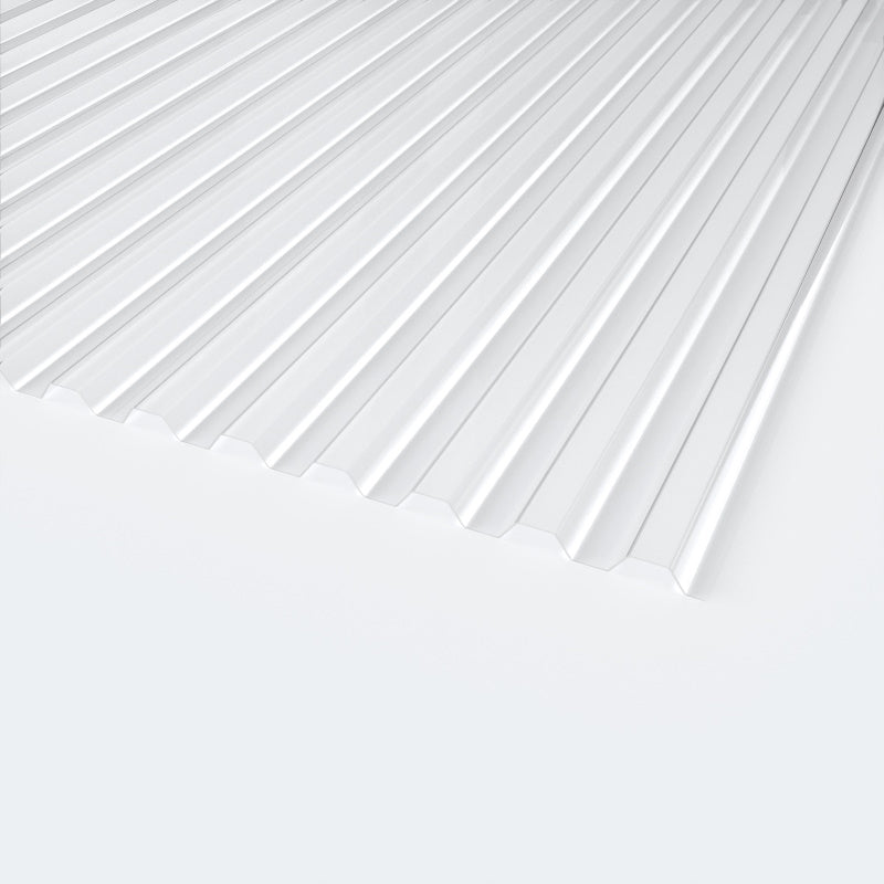 Plexiglas XT Resist Trapez-Wellplatte 76/18 farblos 0R005 schlagzäh Glatt