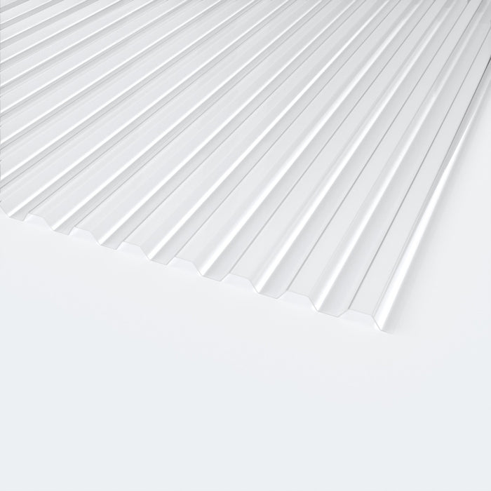 Plexiglas XT Resist Trapez-Wellplatte 76/18 farblos 0R005 schlagzäh Glatt