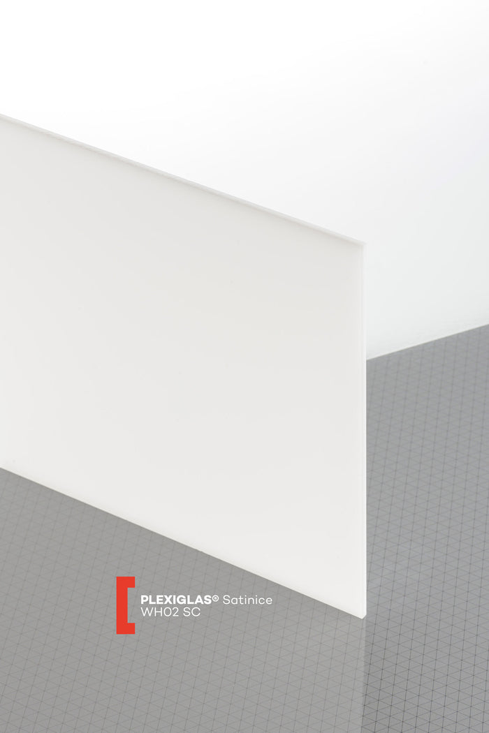 Plexiglas GS Satinice Coconut WH02 SC einseitig satiniert