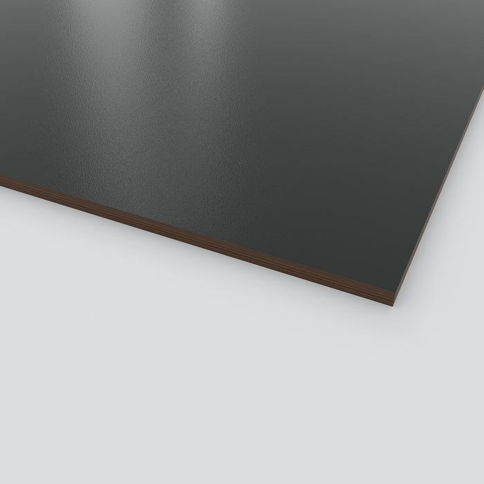 Kronoart® color zweiseitig Dekor EN13501-1, B-s1,d0, 3.050 x 1.300 x 8 mm 0190 Schwarz Bureau Structure