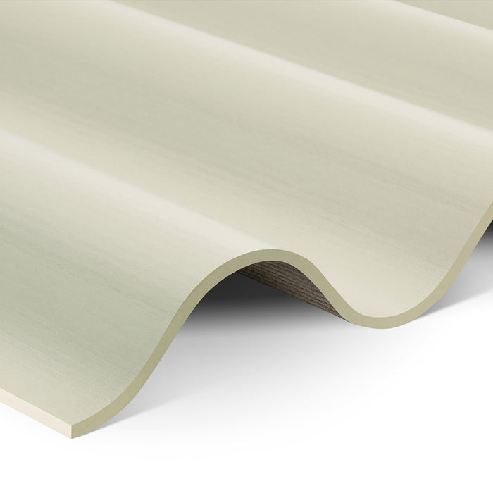 Swisspearl Sinus-Wellplatte 177/51 vorperforiert Pastellgrau 303 1.600 x 918 mm