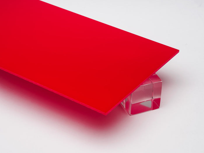 OROGLAS rot 827 01254 beids. Folie 3.050 x 2.030 x 3 mm