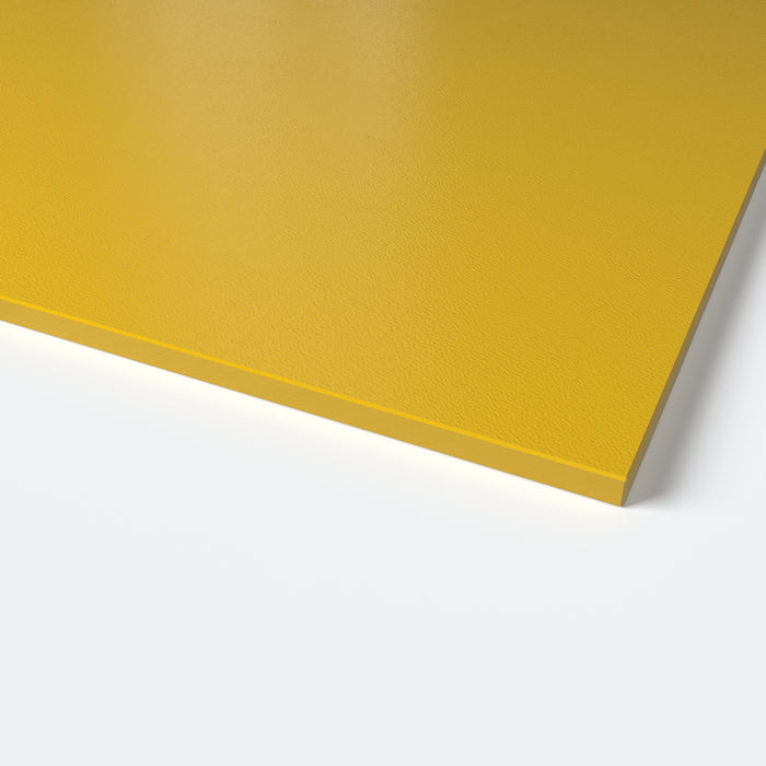 Play-Tec extrudiert beids. strukturiert gelb 2.440 x 1.220 x 19 mm