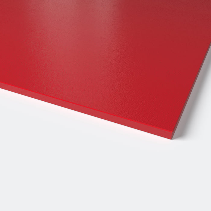 Play-Tec extrudiert beids. strukturiert rot 2.440 x 1.220 x 19 mm