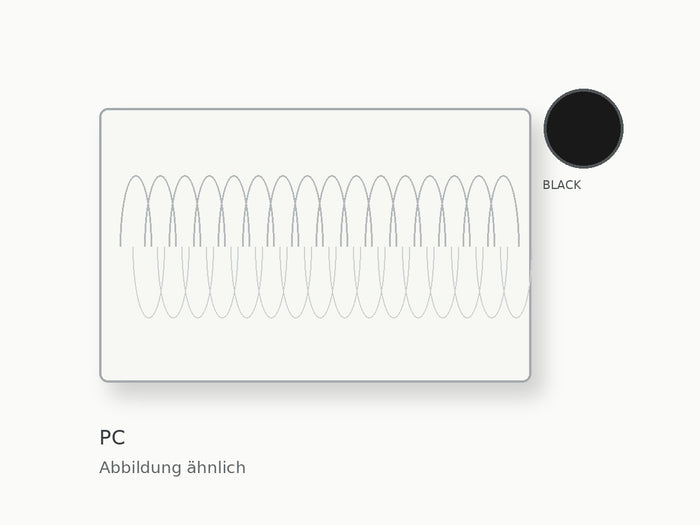 R.Plastics® Sinus-Wellplatte 76/18 schwarz Strukturiert C-Struktur