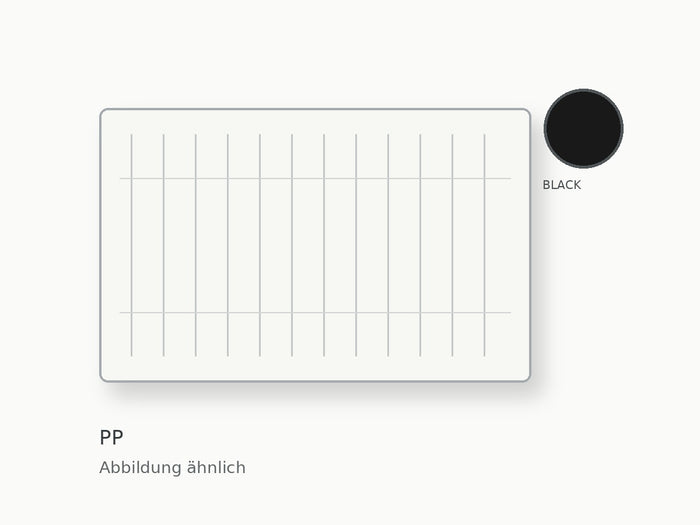 Paneltim® MULTIPOWER Hohlkammerplatte schwarz 50/50 Prime PE 2.600 mm x 1 m x 50 mm